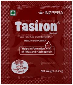 Tasiron Tangy Orange Flavour Sachet 075gm - Uses, Side Effects, Dosage ...