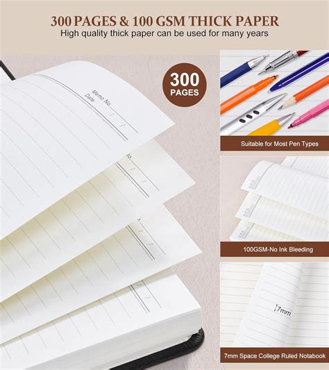 FABLSOTH Lined Spiral Notebook Journal 8.5×11, 300 Pages India | Ubuy
