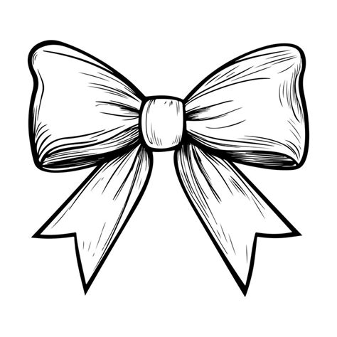 Bow line art logo icon design vector illustration on white background ...