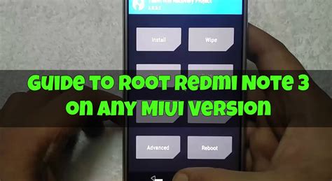How to Root Redmi Note 4 的图像结果