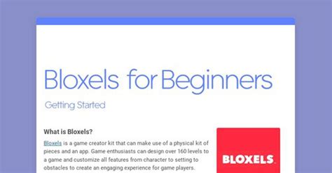 Image result for Bloxels Tutorial