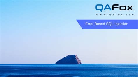 Image result for Error Based SQL Injection