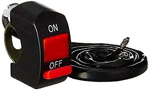 Genxtra Accident Hazard Light Double Control Switch Button Handle Bar ...