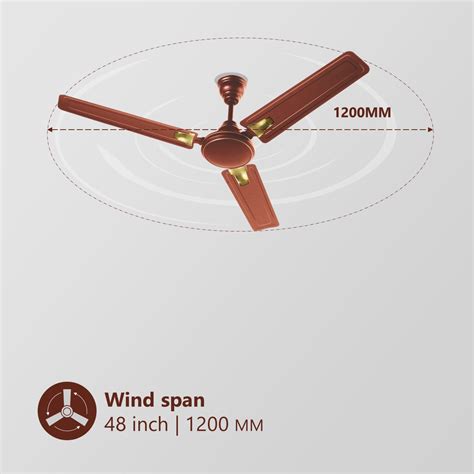 Rico Oric 1200mm 48" BEE 1 Star Rating Ceiling Fan CF2307– Rico India