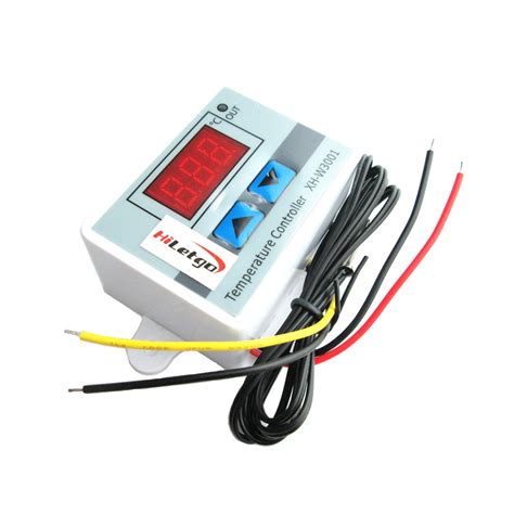 HiLetgo 220V Digital LED Temperature Controller Thermostat Control ...