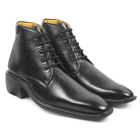 Buy Floarkart Men's 3 Inches Hidden Height Increasing Faux Leather ...