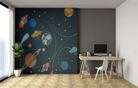 Rocket Around The Space Wallpaper – Myindianthings