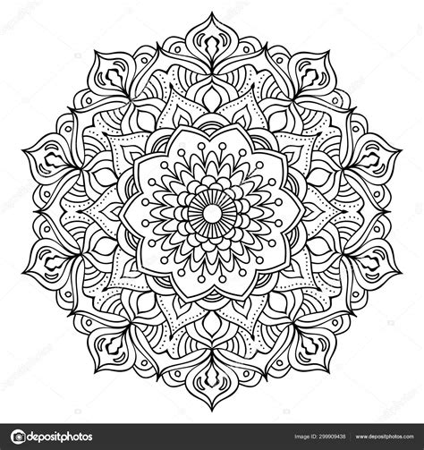 Lotus Flower Mandala Coloring Pages | Best Flower Site