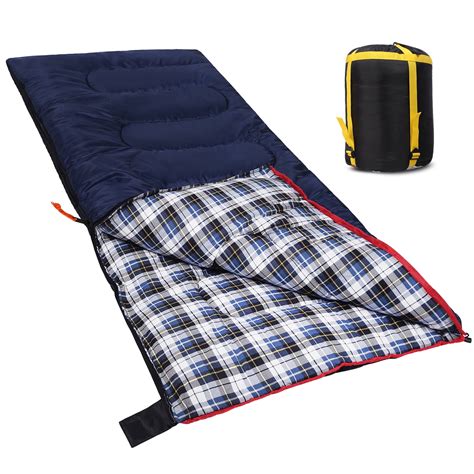Free Shipping! REDCAMP Cotton Flannel Sleeping Bags for Adults Warm ...