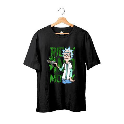Buy Funny Rick Rick and Morty Printed Cartoon T-shirt Online in India ...