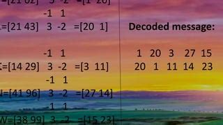 Cryptography Matrix 的图像结果