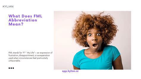 What Does FML Abbreviation Mean? | Learn English