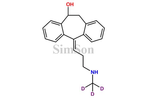 cis-10-Hydroxy Nortriptyline D3 | CAS No- NA | Simson Pharma Limited