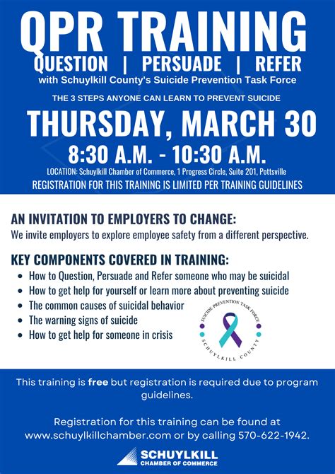 QPR Training Growth Zone - Schuylkill Chamber of Commerce