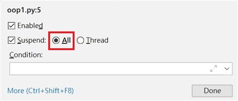 Breakpoint Python 的图像结果