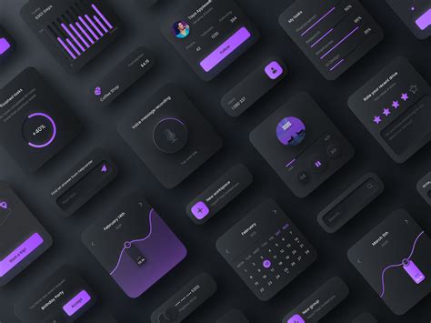 Neomorphism Mobile App UI Kit by Phenomenon Studio