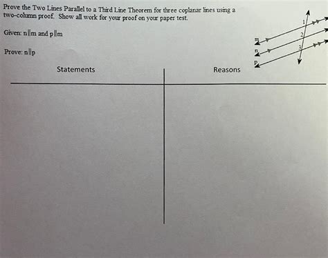 Image result for Three Parallel Lines Theorem