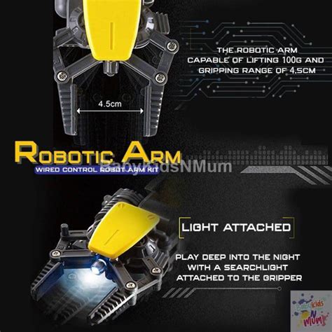 DIY Robotic Arm Mechanic Kit for Kids and Adults – Robocraze