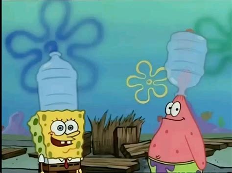 Patrick with Jug on Head