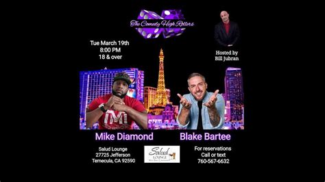 Comedy High Rollers Show , Salud lounge Temecula, 19 March 2024 | AllEvents