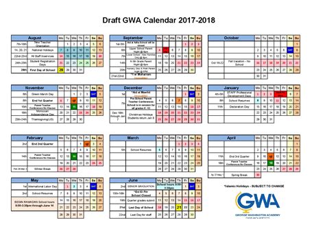 Gwu Academic Calendar 2025 2026 Printable - Jace Printable