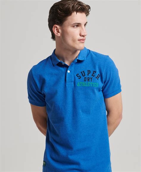 VINTAGE SUPERSTATE MEN'S BLUE POLO