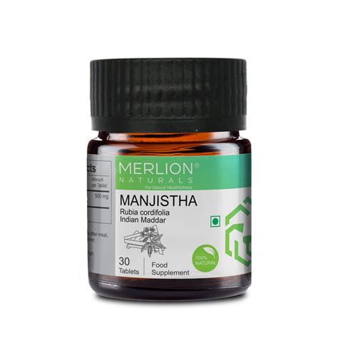 Manjistha Extract Tablets | Indian maddar / Rubia cordifolia | 500mg