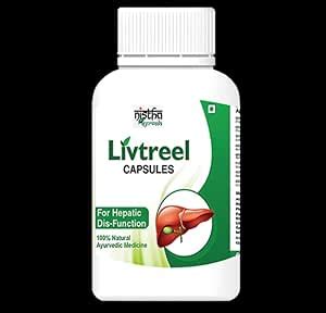 Nistha Livtreel Capsules for Hepatic Dis-Function, 100% Ayurvedic ...