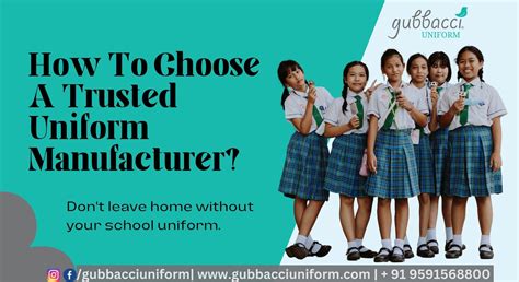 How To Choose A Trusted Uniform Manufacturer? — Gubbacci Uniform Company
