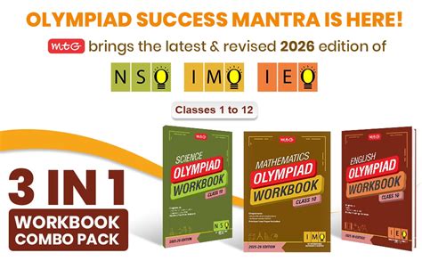 Buy MTG Class-3 NSO-IMO-IEO (Science, Mathematics & English) Olympiad ...