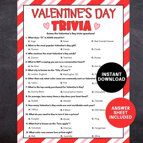 Valentine Jeopardy Questions 50 Valentine's Day Trivia Questions With