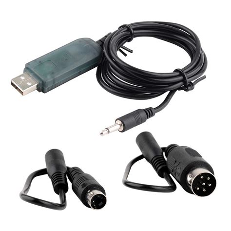 UNIK 2.4G Remote Control Aeromodelling USB Flight Simulator Cable FMS ...