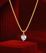 Buy Gold Heart Pendant Amara Timeless Love – P. N. Gadgil & Sons Ltd