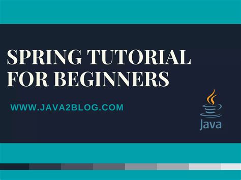 Learn Spring for Beginners 的图像结果