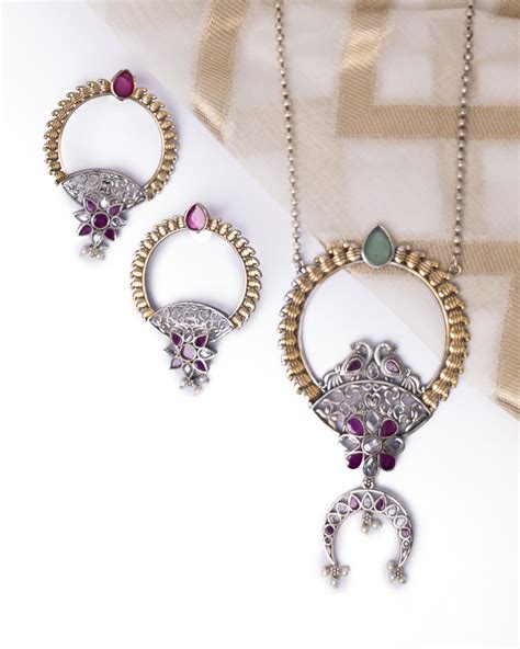 Mirage Dual tone Necklace Set – OOAK jewels