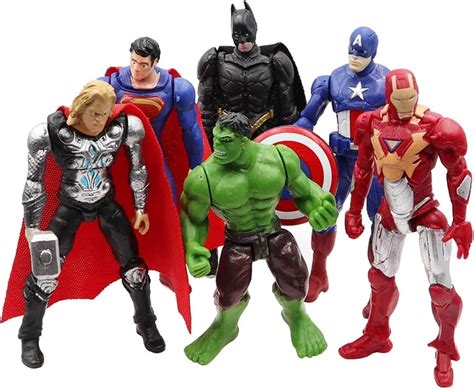 Ultimate Superhero Toy Set of 6 PSC – Best Heroes Action Figures ...