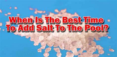 Image result for Adding Salt to Pool