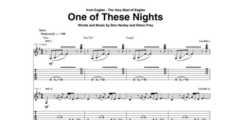 Image result for One of These Nights Bass Tutorial
