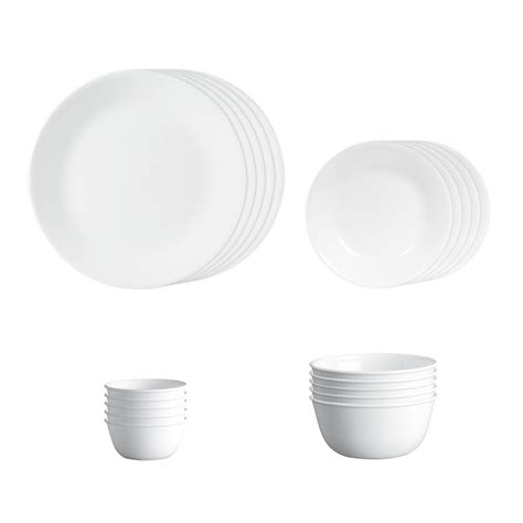 Corelle Livingware Winter Frost White 20 Pcs Dinner Set – Corellebrands