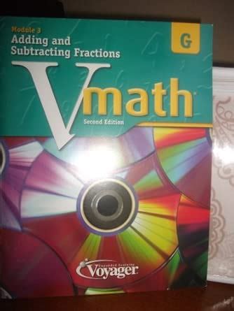 Vmath Level G 2nd Ed. Module 4 Multiplying and Dividing Fractions ...