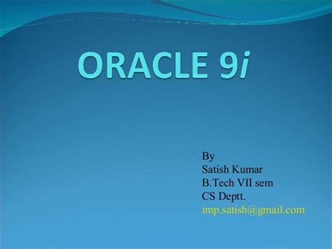 Oracle 9i Fundamentals I Exam Cram 2 | Pearson IT Certification