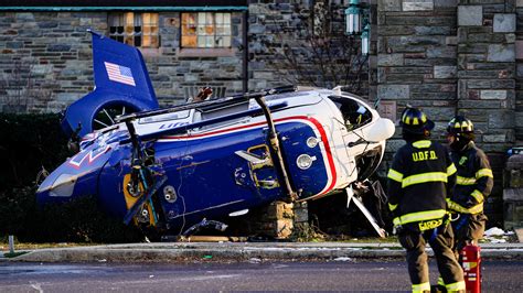 Four Injured in Medical Helicopter Crash Near Philadelphia - The New ...
