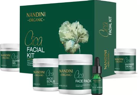 Buy Nandi Organic Cica Facial Kit 320gm + 30ml – Beauty Planet