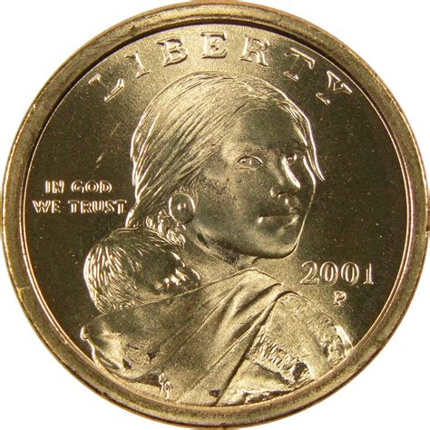 2001 P Sacagawea Native American Dollar BU Uncirculated $1 Coin at ...
