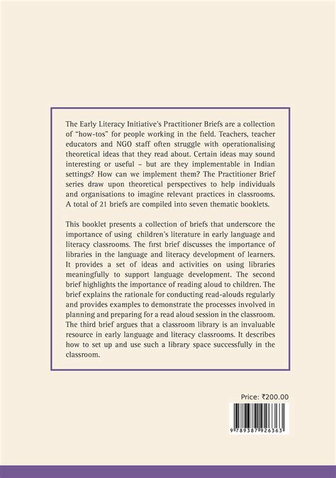 Using Children’s Literature in the Classroom - Part II Booklet 6 (ELI ...