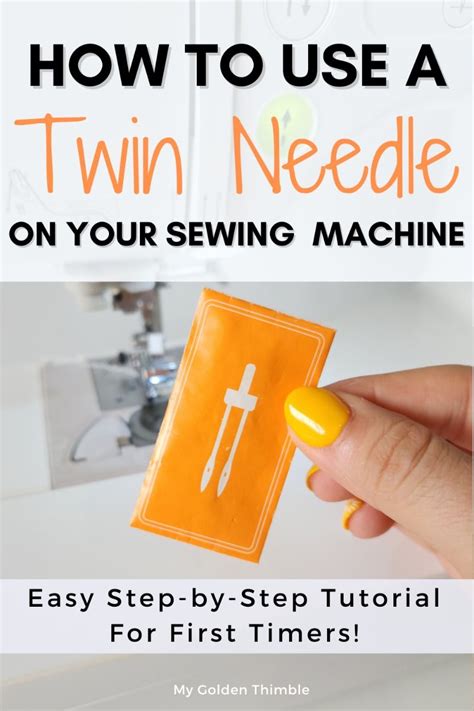 Image result for Twin Needle Tutorial