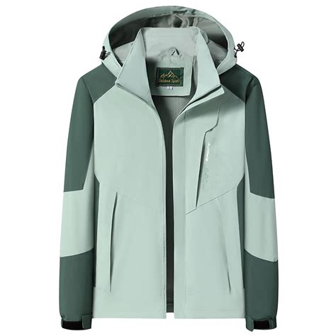 Customer reviews for Jacenvly Rain Jacket Women New Waterproof ...