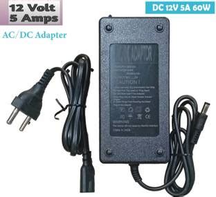 BALRAMA 12 Volt 5 Amp DC Adaptor SMPS Power Supply AC to DC Converter ...