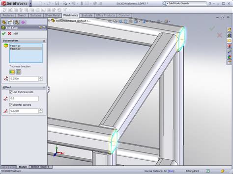 SolidWorks Simulation Weldments 的图像结果