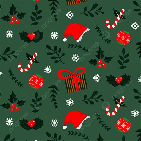 Christmas Pattern Wallpaper Background